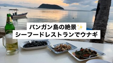 パンガン島の絶景シーフードレストランでウナギ料理🐟ワムノイノイ〜Whum Noi Noi 〜